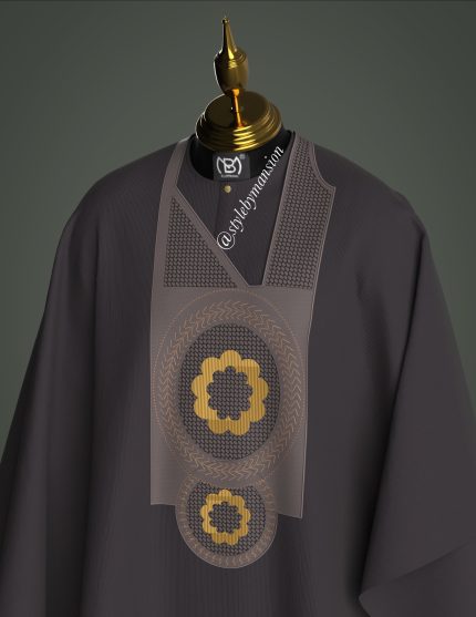 LUXURIOUS WOOL AGBADA